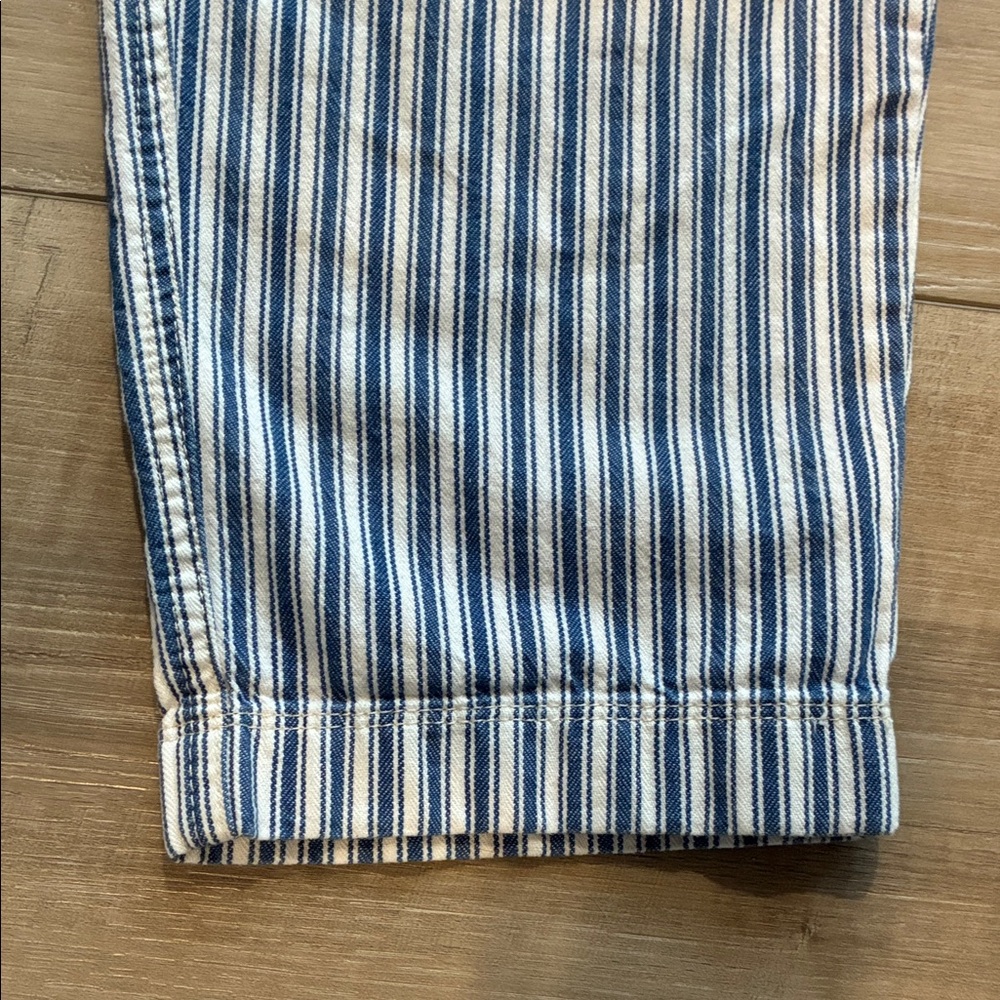 J. Crew Cargo Navy and White Striped Pants Size 0 - Picture 6 of 13